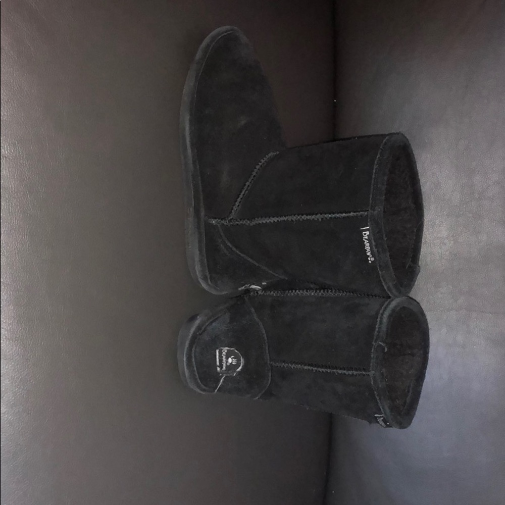 Bearpaw black ugg style boots